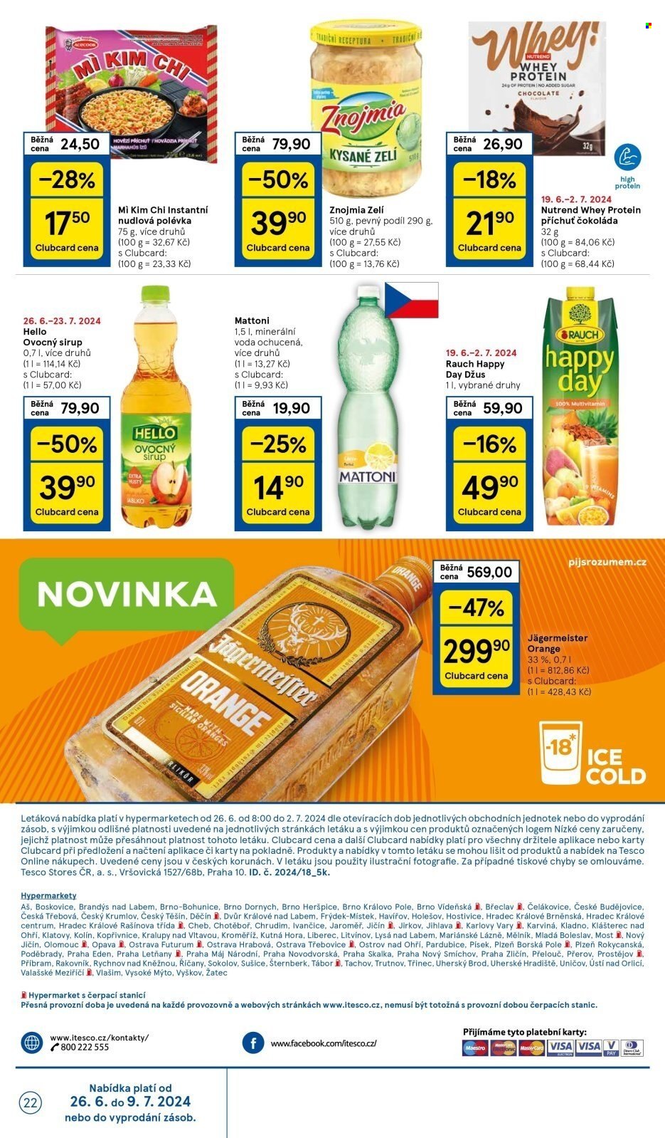 Leták TESCO - 26.6.2024 - 2.7.2024. Strana 22