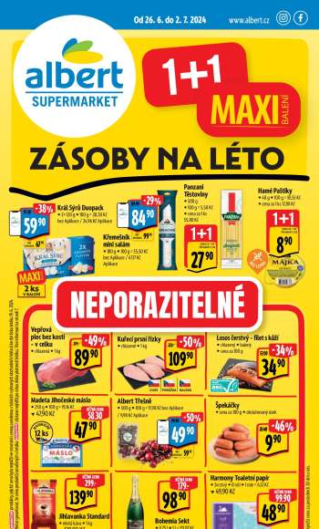 Leták Albert Supermarket - 26.6.2024 - 2.7.2024.