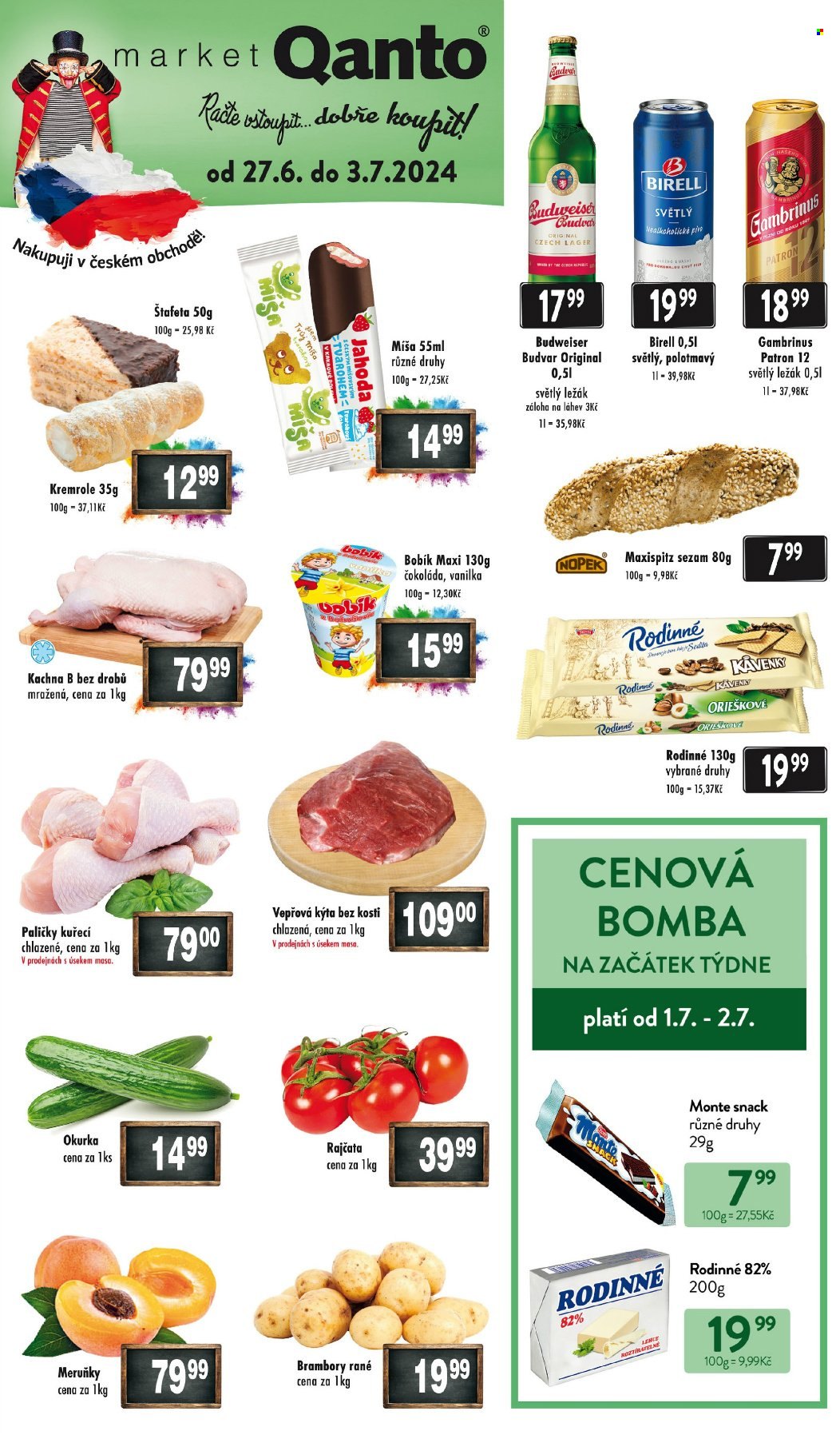 Leták Qanto market - 27.6.2024 - 3.7.2024. Strana 1