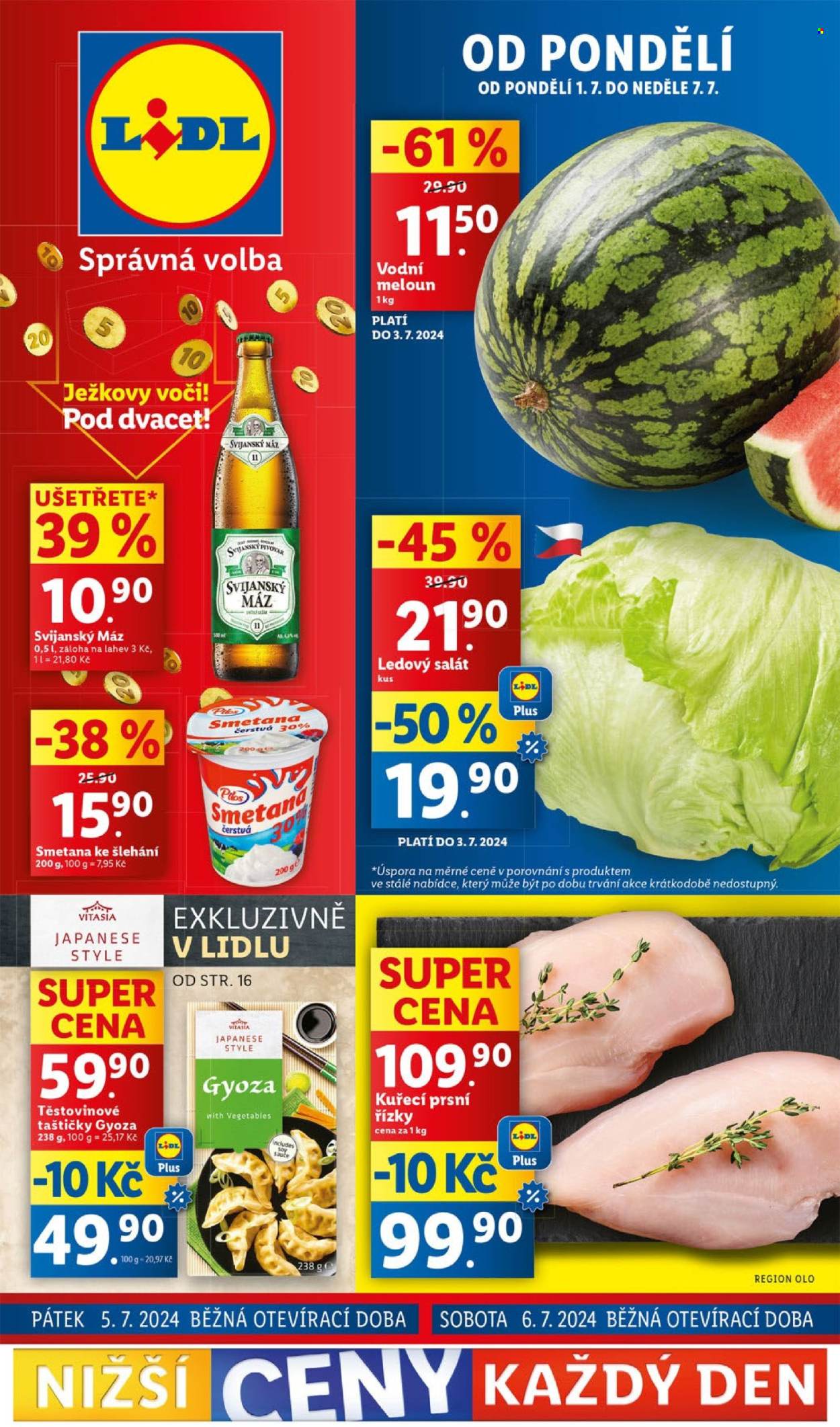 Leták Lidl - 1.7.2024 - 7.7.2024. Strana 1