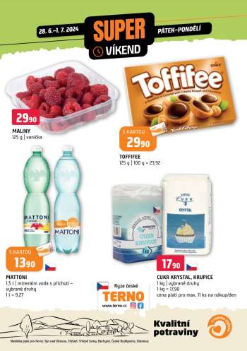 Leták coop TERNO - 28.6.2024 - 1.7.2024.