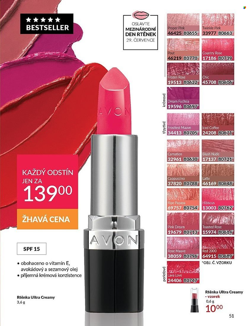 Leták AVON - 1.7.2024 - 31.7.2024. Strana 51