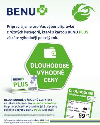 Leták BENU Lékárna - 1.7.2024 - 31.8.2024.