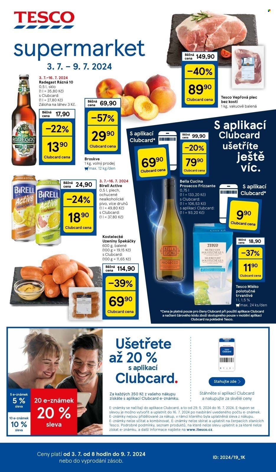 Leták TESCO supermarket - 3.7.2024 - 9.7.2024. Strana 1