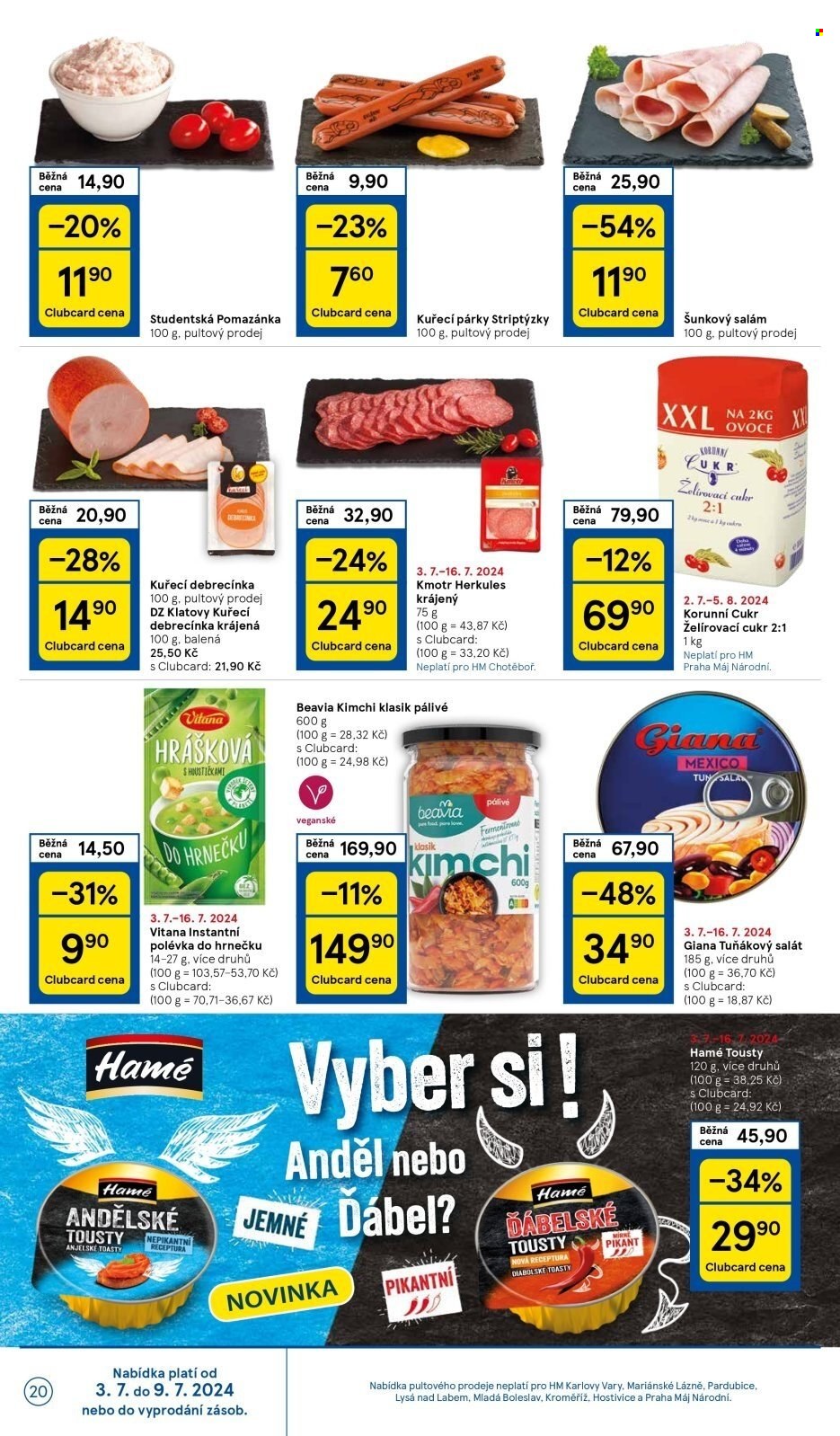 Leták TESCO - 3.7.2024 - 9.7.2024. Strana 20