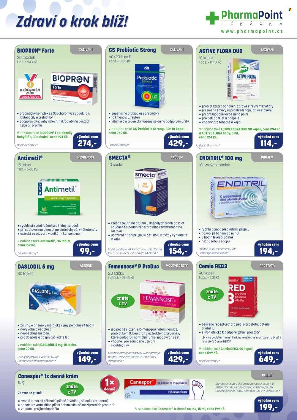Leták PharmaPoint - 1.7.2024 - 31.8.2024. Strana 3