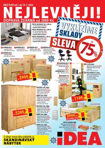 Leták IDEA nábytek - 1.7.2024 - 14.7.2024.