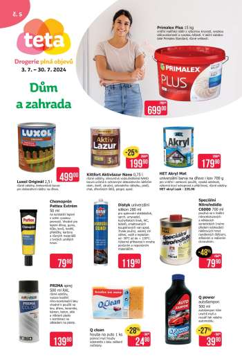 Leták Teta drogerie - 3.7.2024 - 30.7.2024.