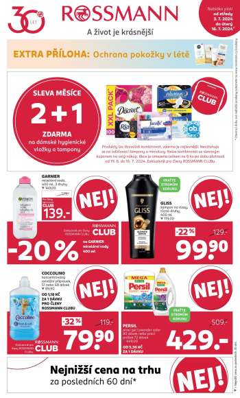 Leták ROSSMANN - 3.7.2024 - 16.7.2024.