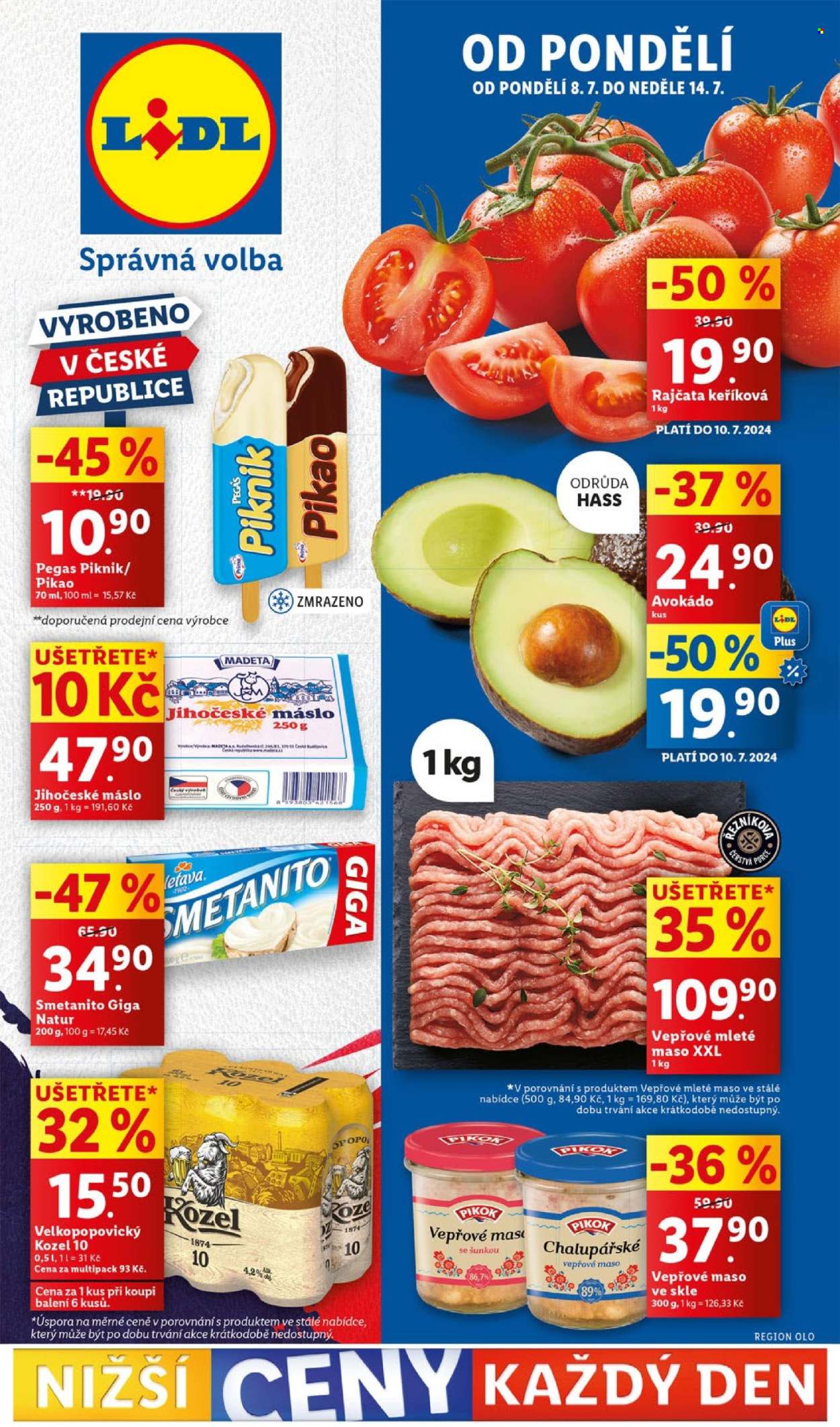 Leták Lidl - 8.7.2024 - 14.7.2024. Strana 1