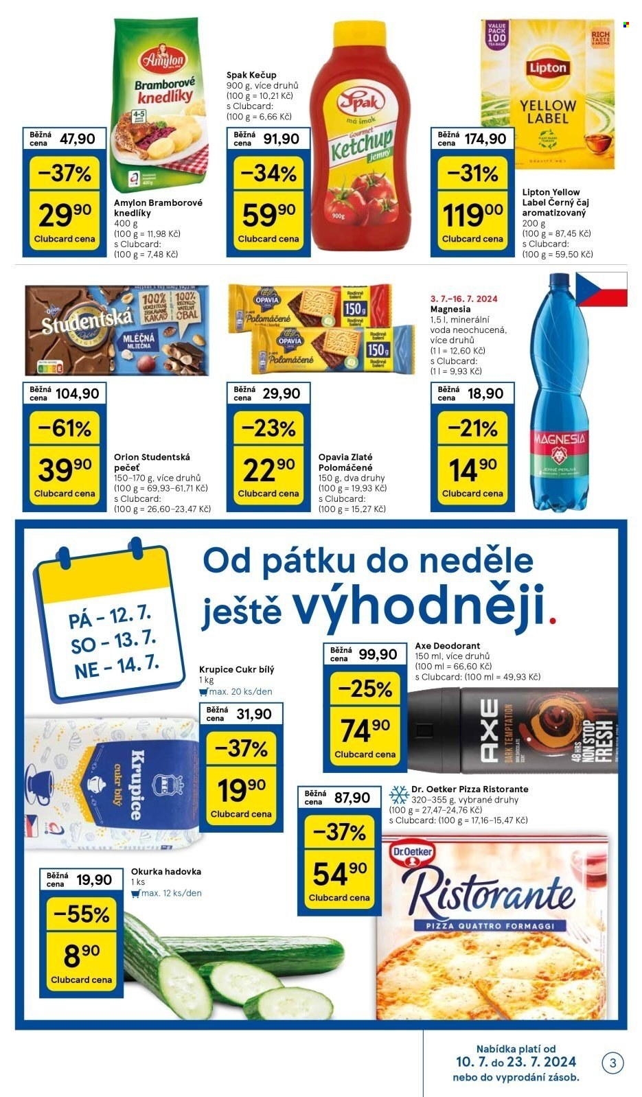 Leták TESCO supermarket - 10.7.2024 - 16.7.2024. Strana 3