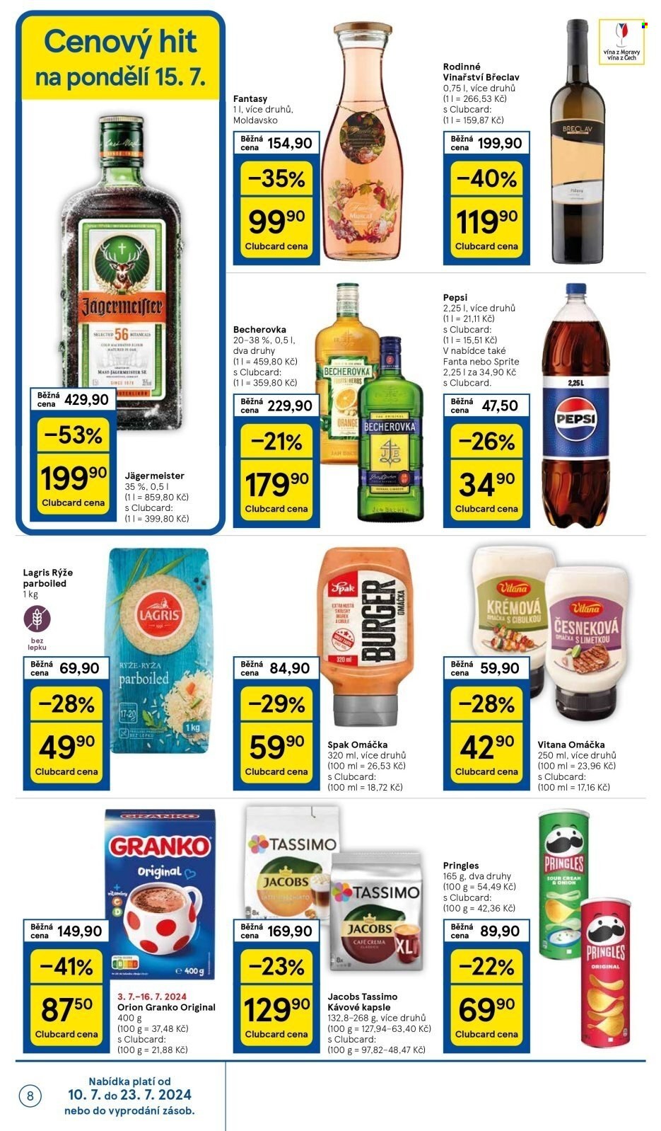 Leták TESCO supermarket - 10.7.2024 - 16.7.2024. Strana 8