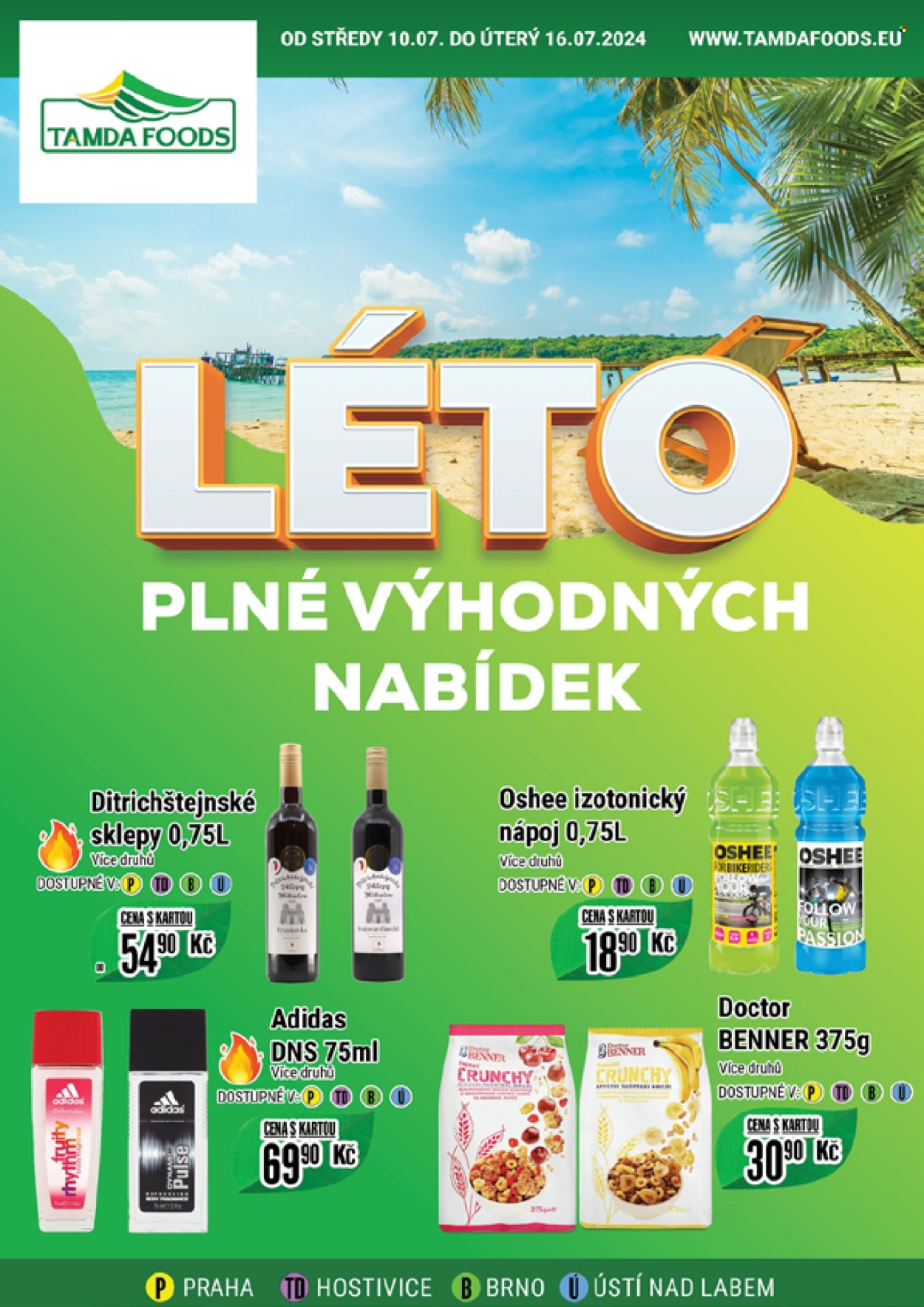 Leták Tamda Foods - 10.7.2024 - 16.7.2024. Strana 1