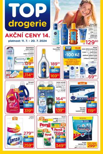 Leták TOP drogerie - 11.7.2024 - 20.7.2024.