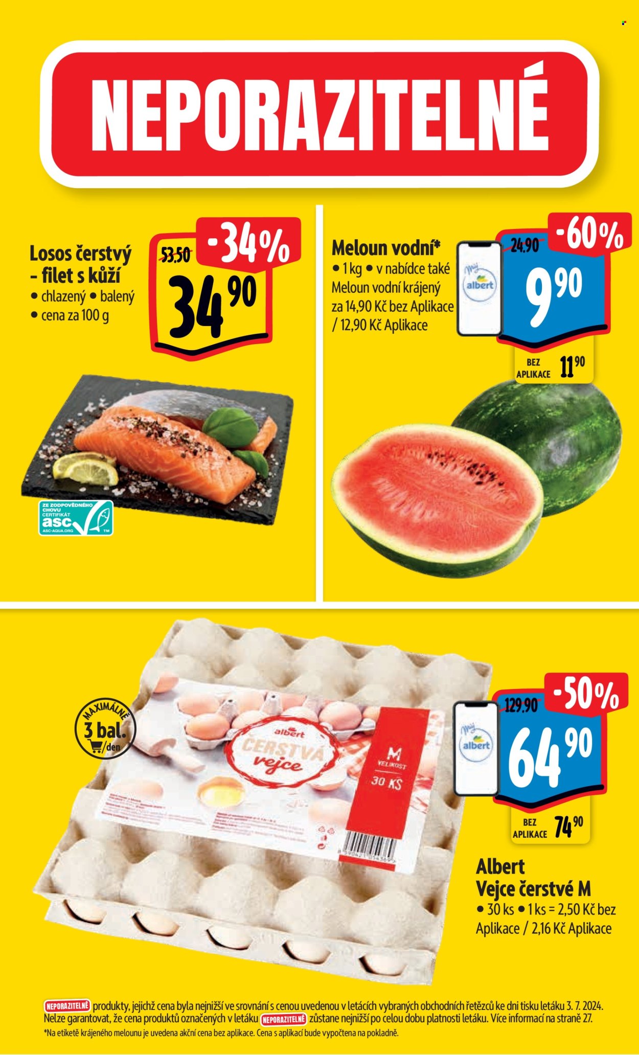 Leták Albert Hypermarket - 10.7.2024 - 16.7.2024. Strana 3