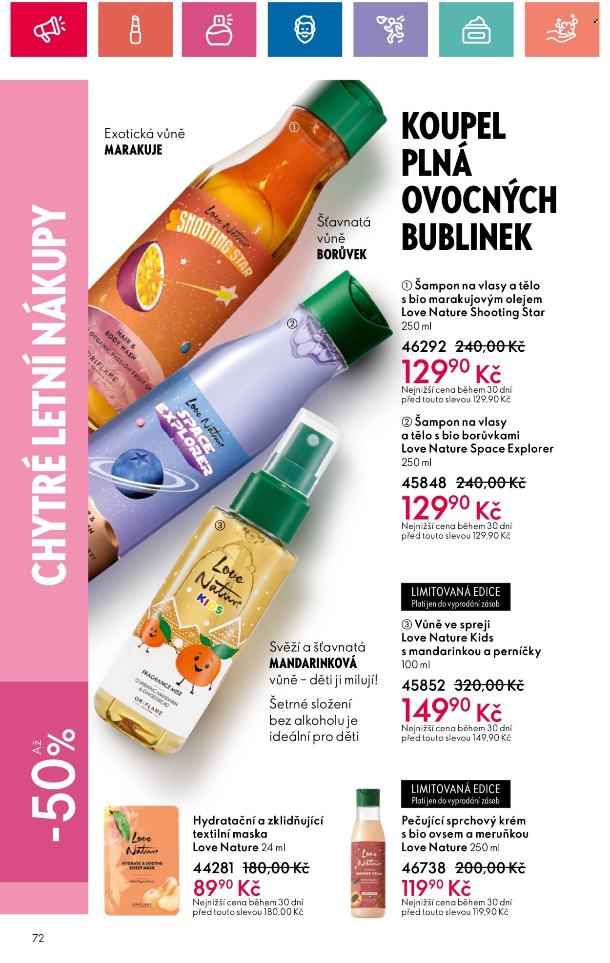 Leták ORIFLAME - 9.7.2024 - 29.7.2024. Strana 72