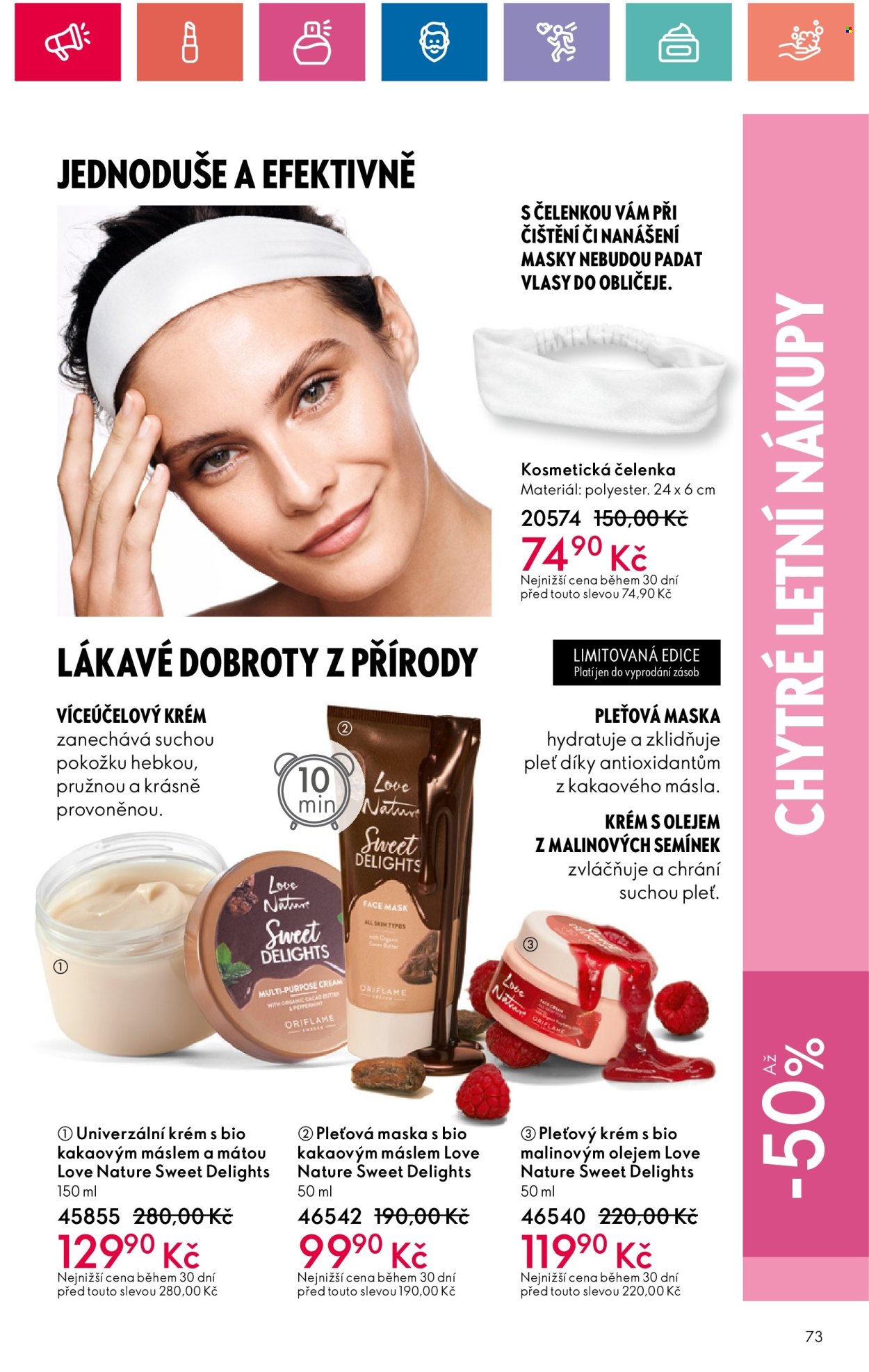 Leták ORIFLAME - 9.7.2024 - 29.7.2024. Strana 73