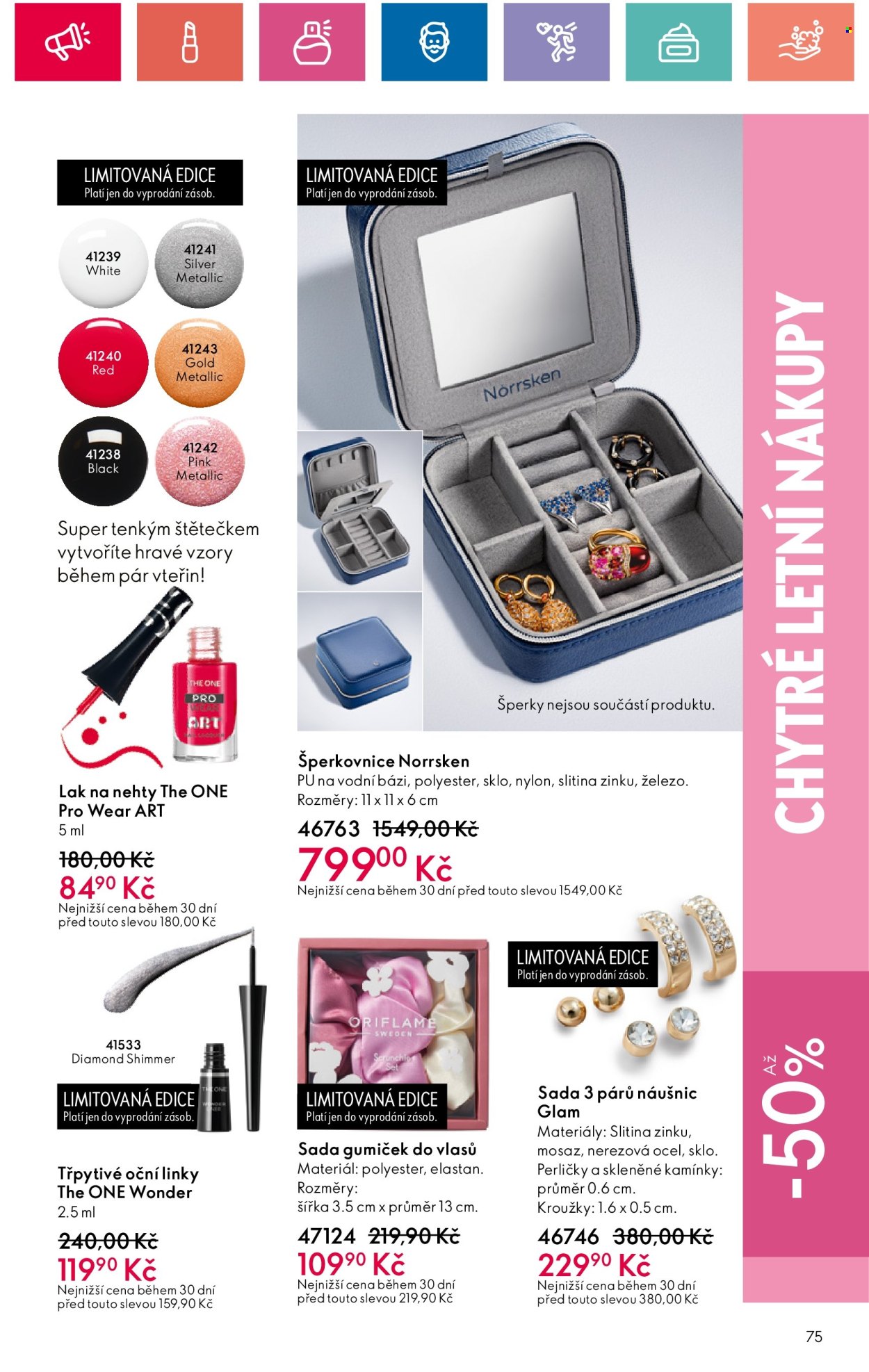 Leták ORIFLAME - 9.7.2024 - 29.7.2024. Strana 75