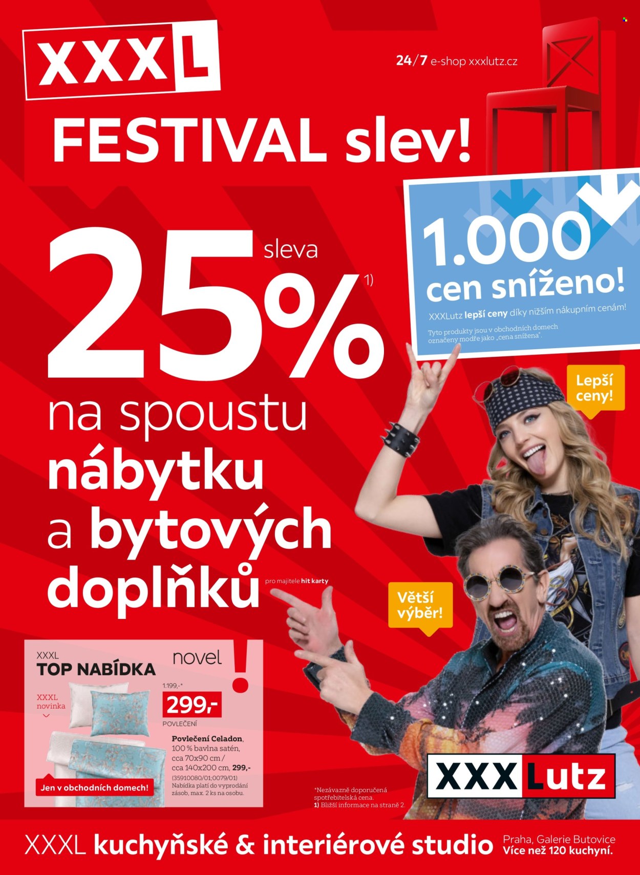 Leták XXXLutz - 8.7.2024 - 21.7.2024. Strana 1