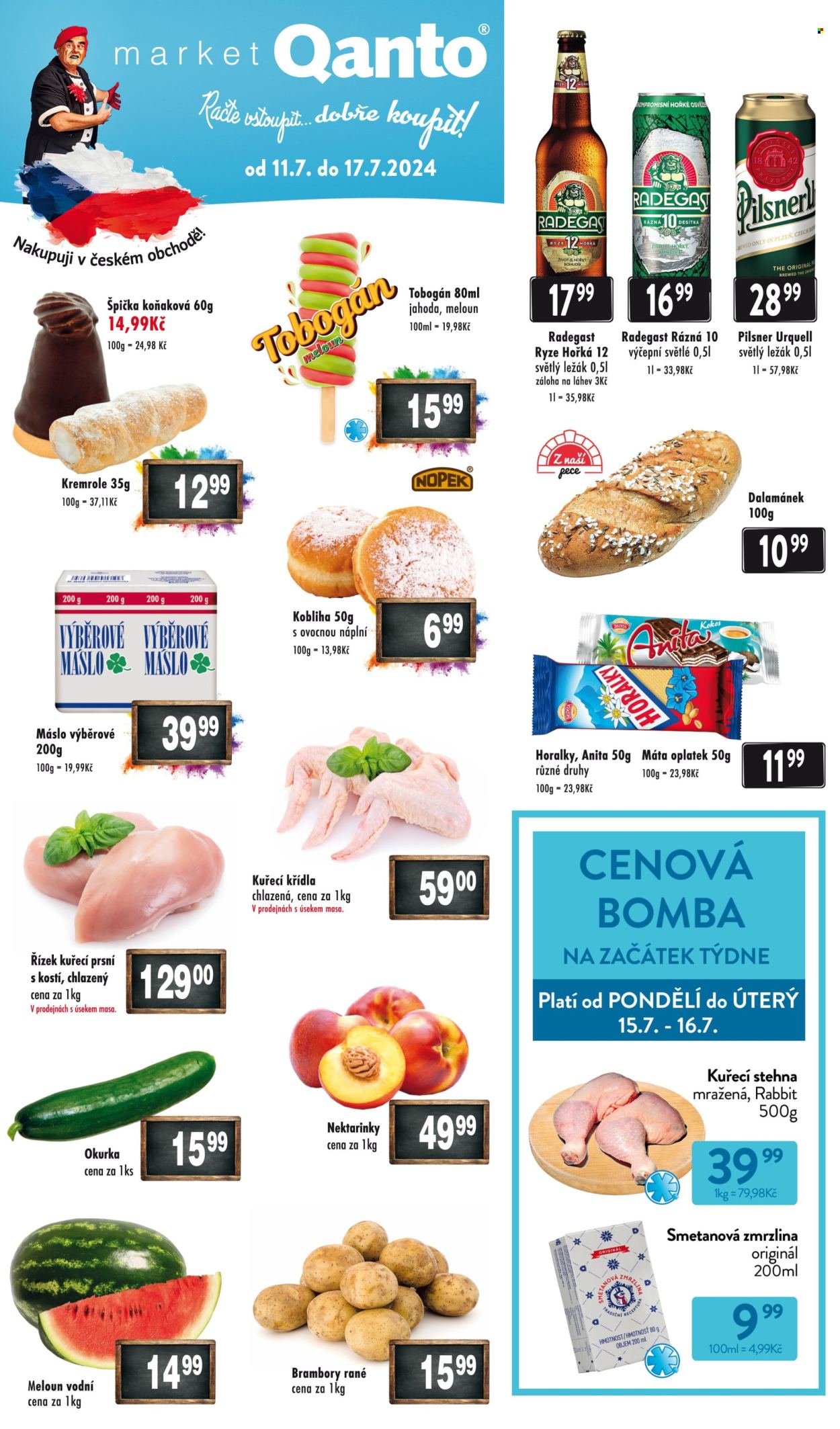 Leták Qanto market - 11.7.2024 - 17.7.2024. Strana 1