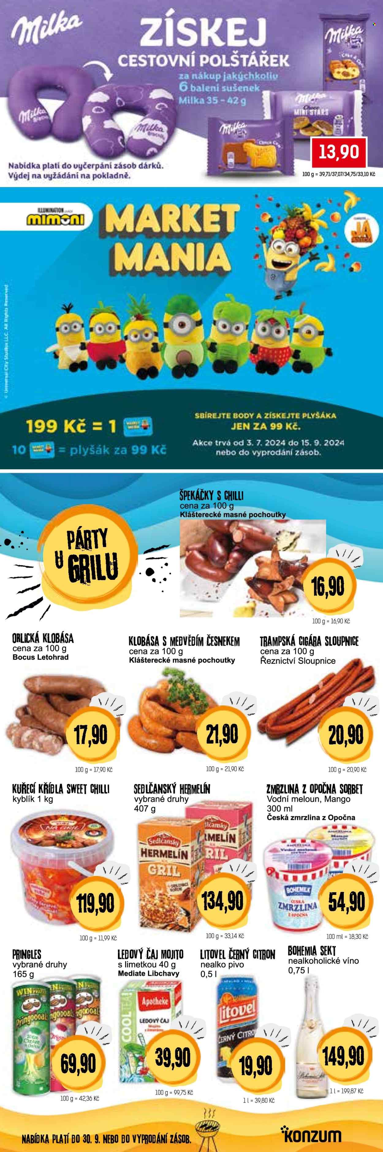 Leták Konzum - 10.7.2024 - 23.7.2024. Strana 2