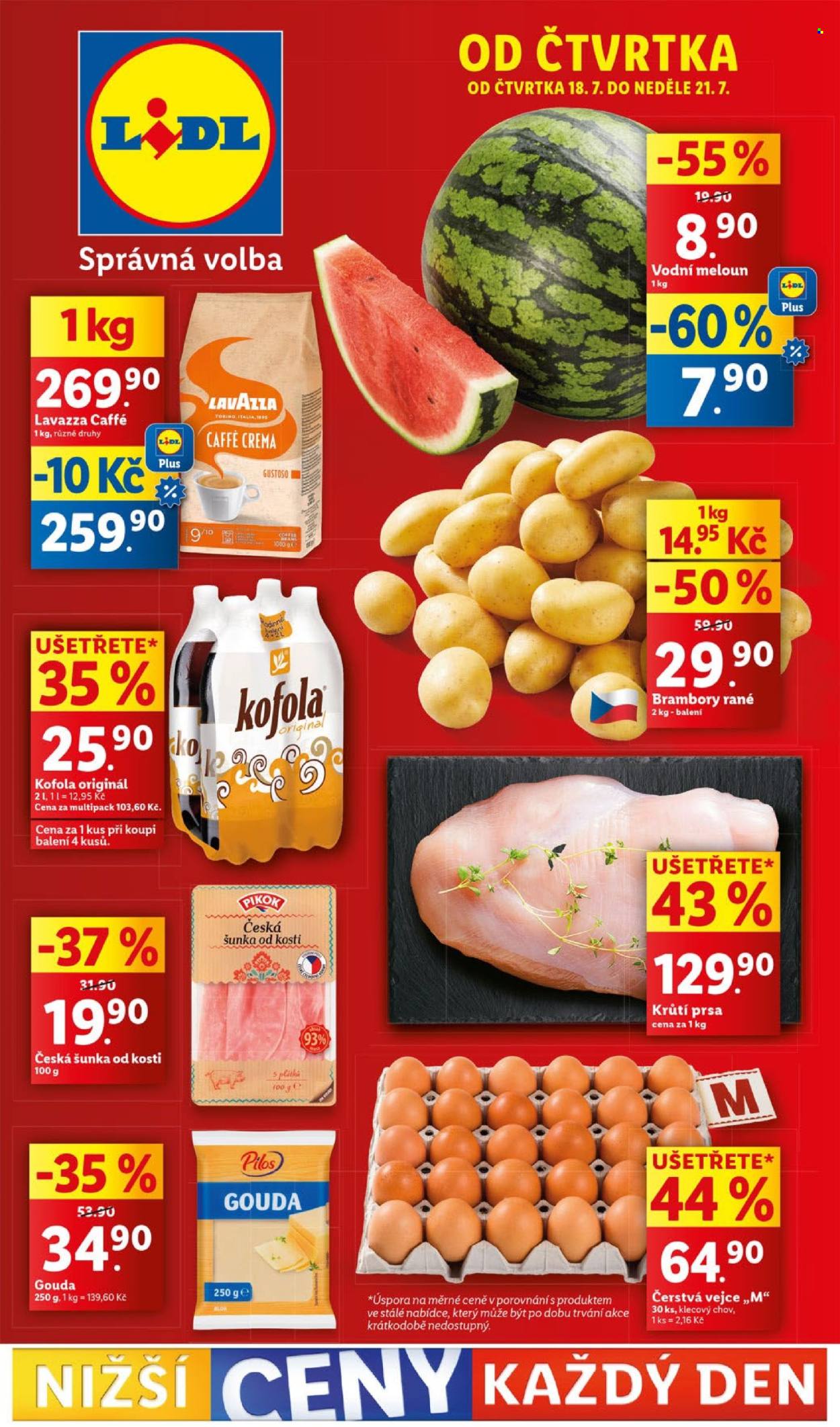Leták Lidl - 18.7.2024 - 21.7.2024. Strana 1