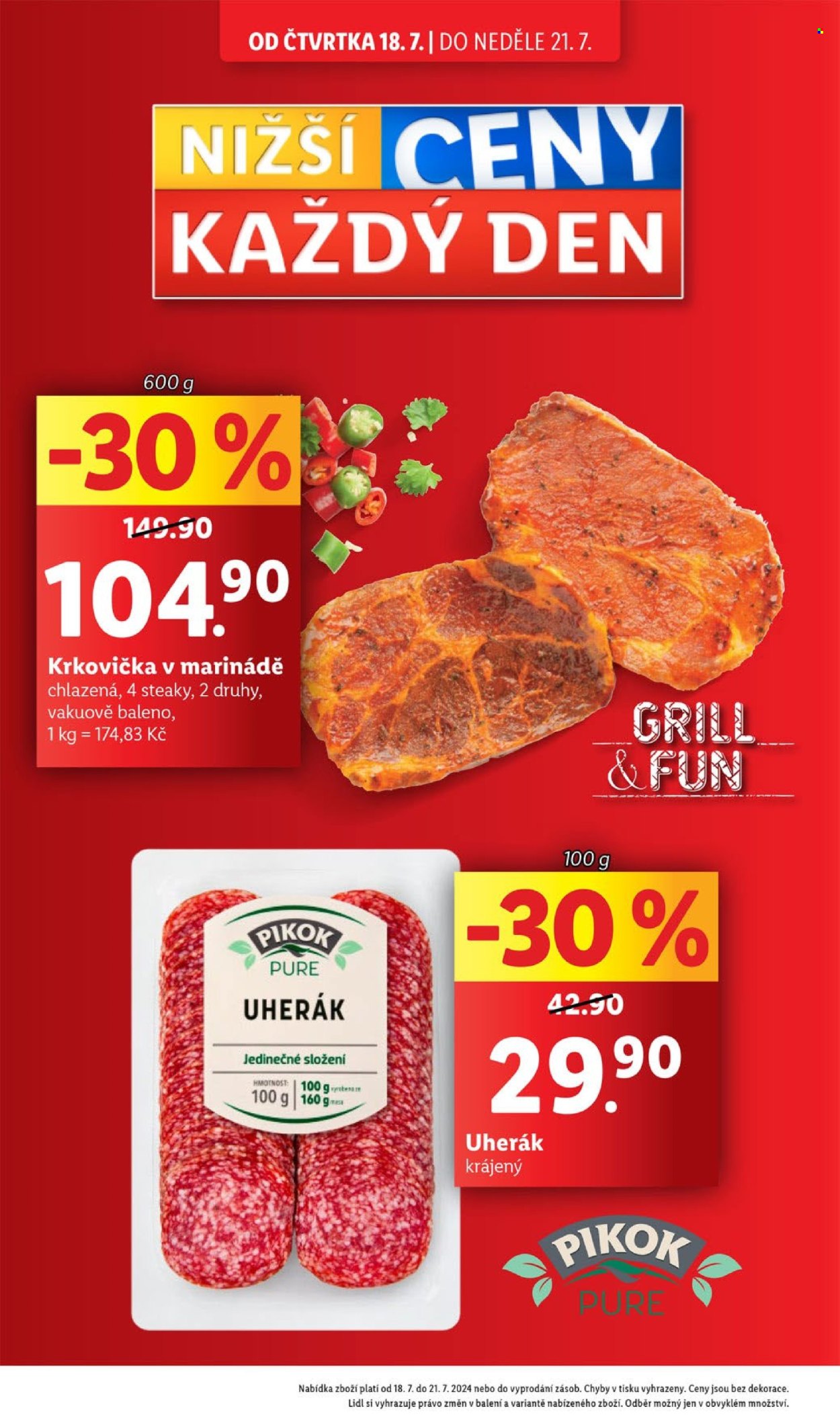 Leták Lidl - 18.7.2024 - 21.7.2024. Strana 4