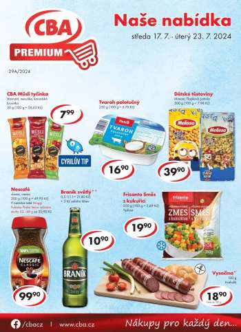 Leták CBA Premium - 17.7.2024 - 23.7.2024.
