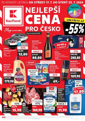 Leták Kaufland - 17.7.2024 - 23.7.2024.