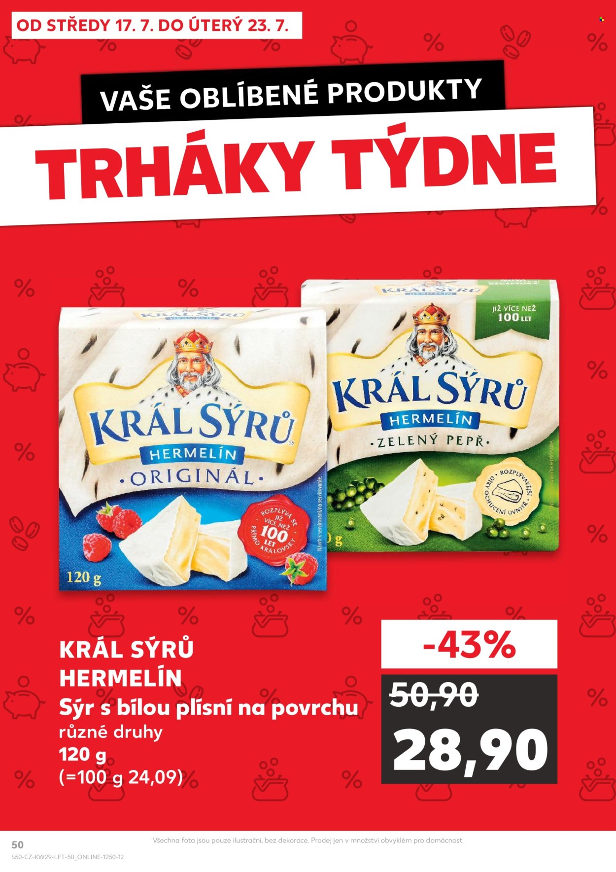 Leták Kaufland - 17.7.2024 - 23.7.2024. Strana 50