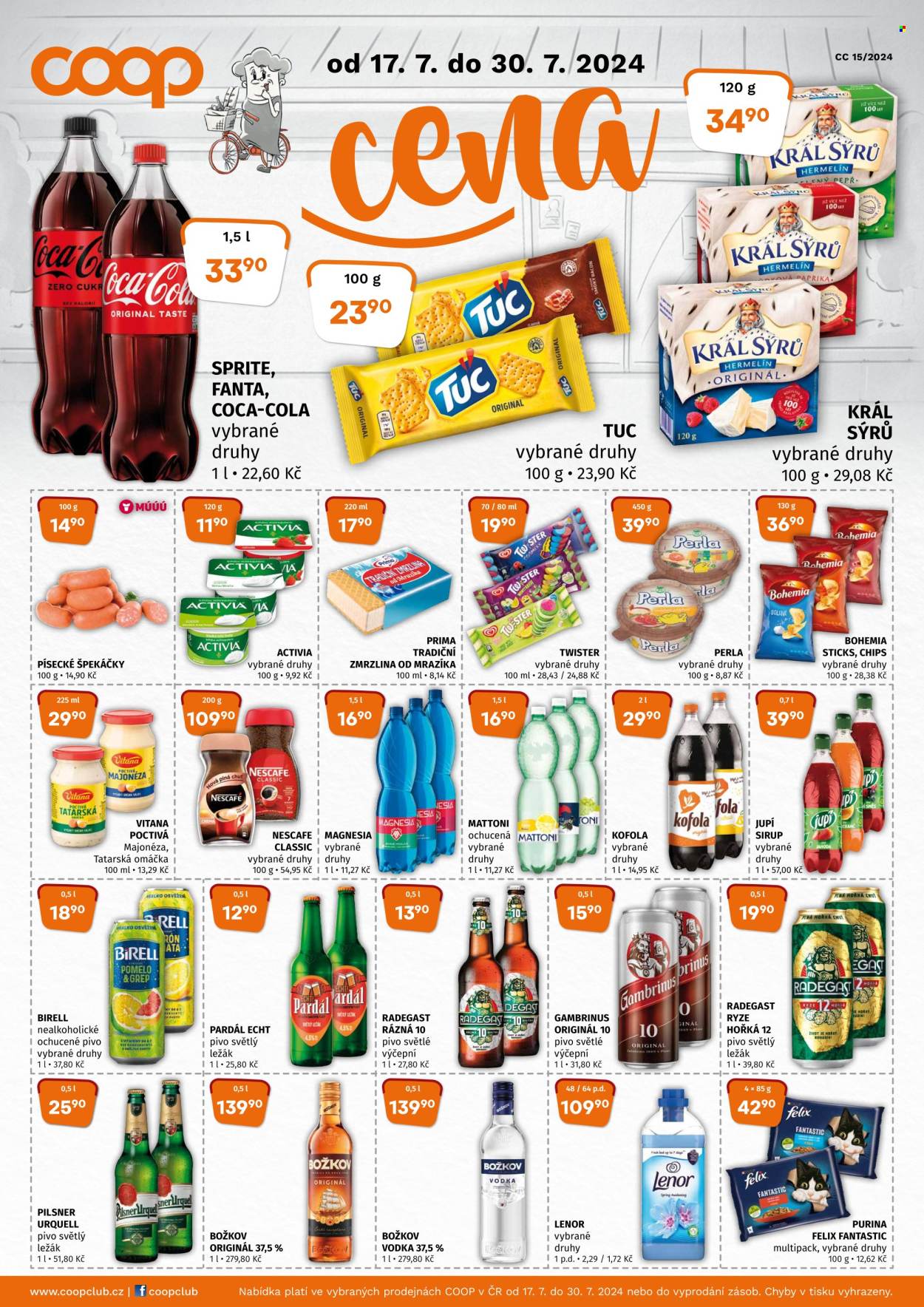 Leták coop TERNO - 17.7.2024 - 30.7.2024. Strana 1