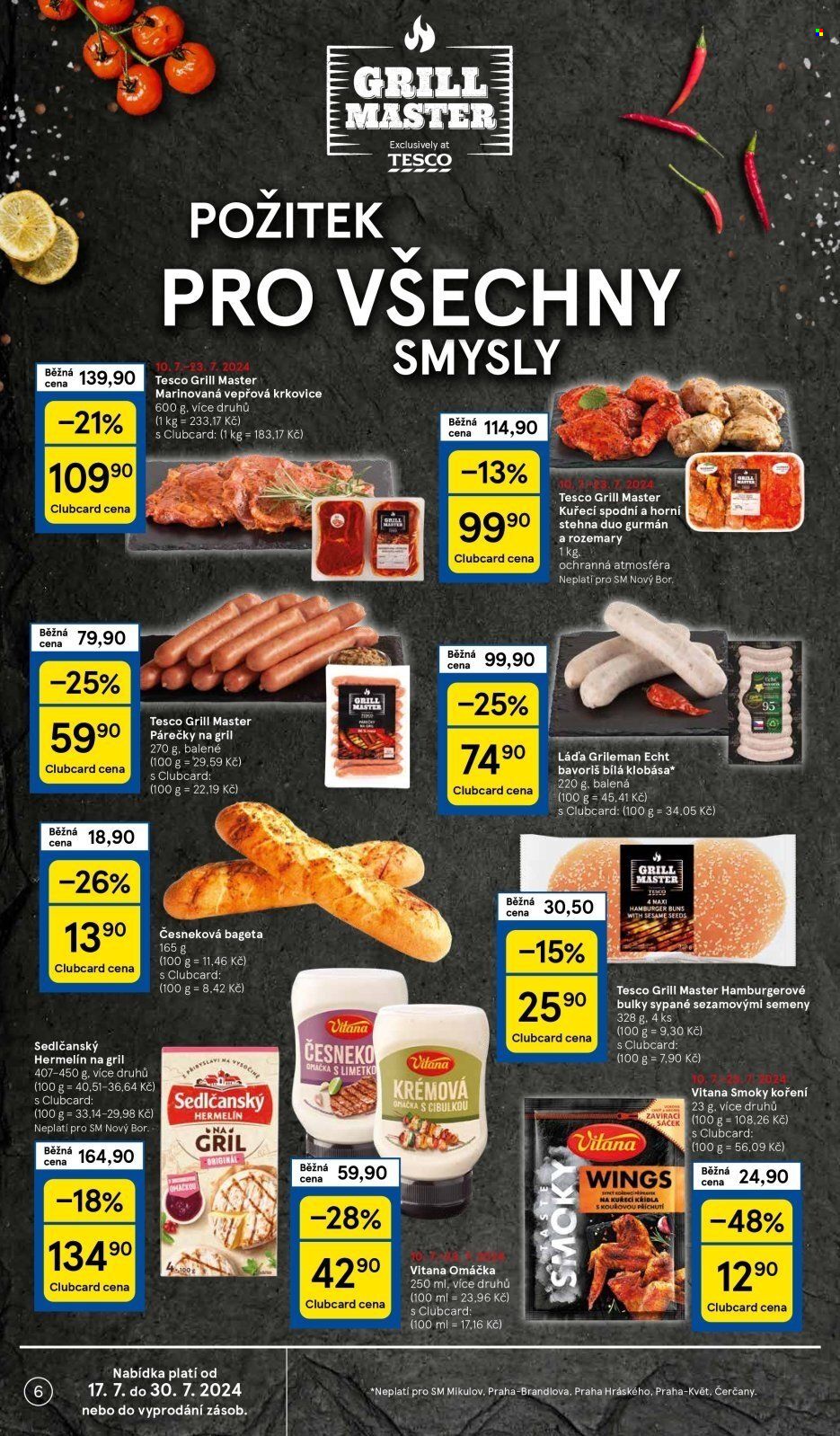 Leták TESCO supermarket - 17.7.2024 - 23.7.2024. Strana 6