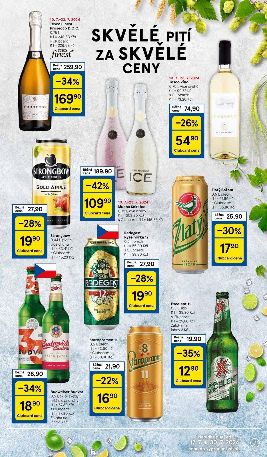 Leták TESCO supermarket - 17.7.2024 - 23.7.2024. Strana 7