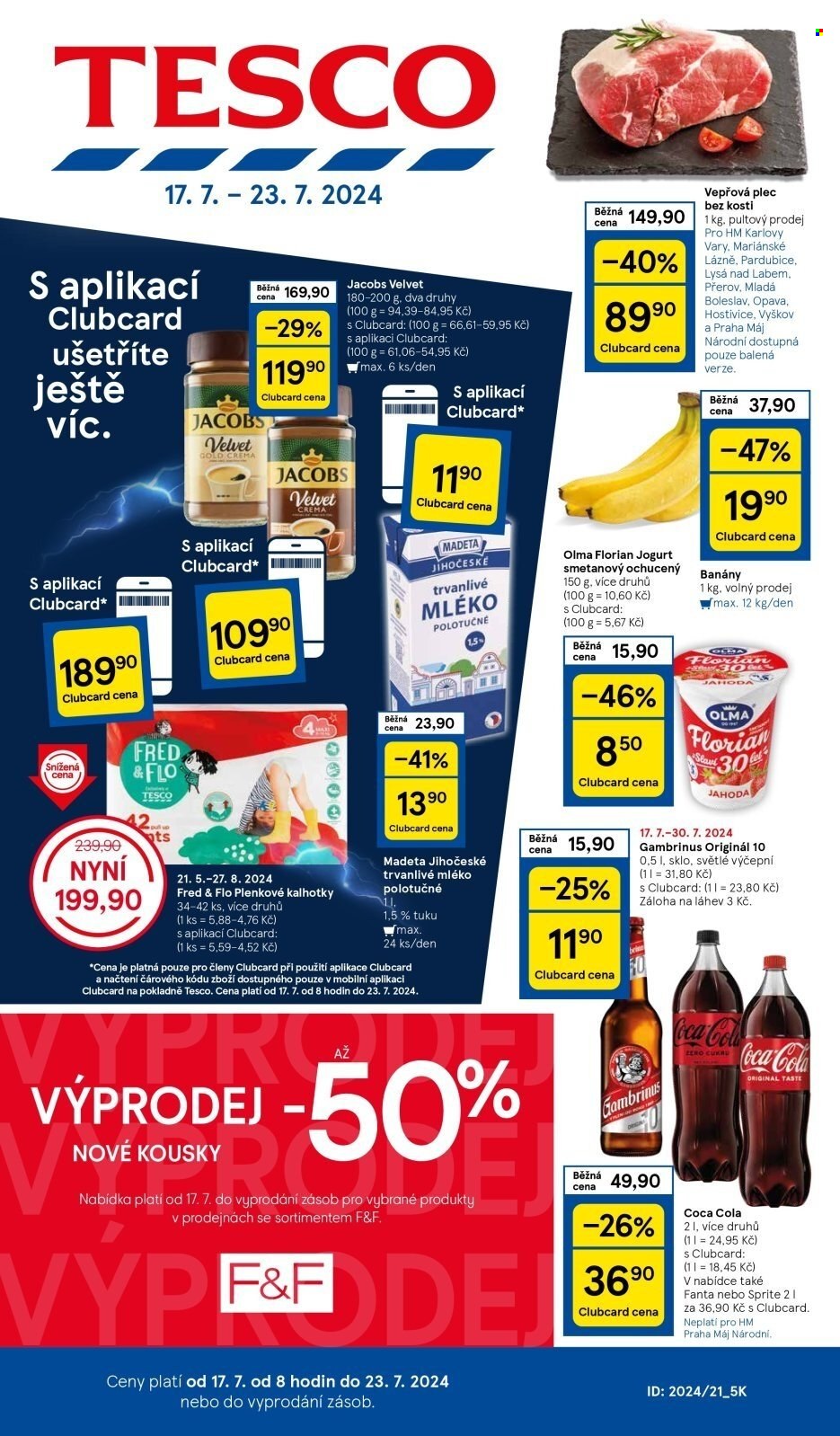 Leták TESCO - 17.7.2024 - 23.7.2024. Strana 1