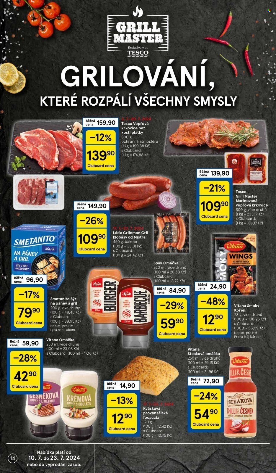 Leták TESCO - 17.7.2024 - 23.7.2024. Strana 14