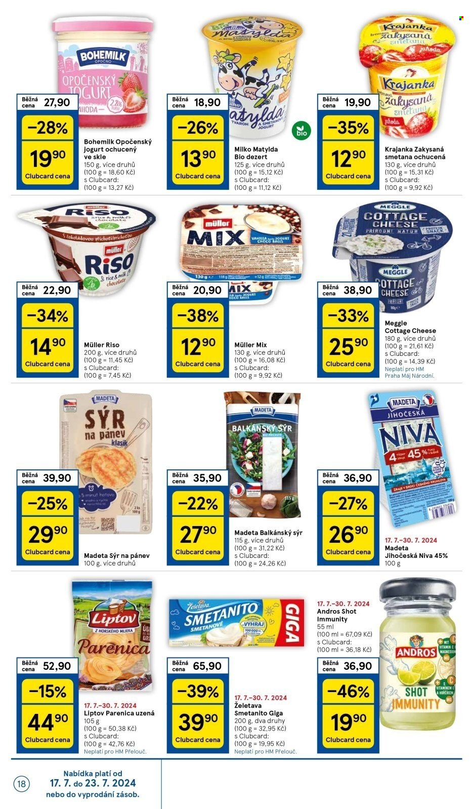 Leták TESCO - 17.7.2024 - 23.7.2024. Strana 18