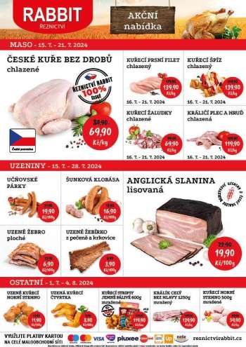 Leták RABBIT řeznictví - 15.7.2024 - 21.7.2024.