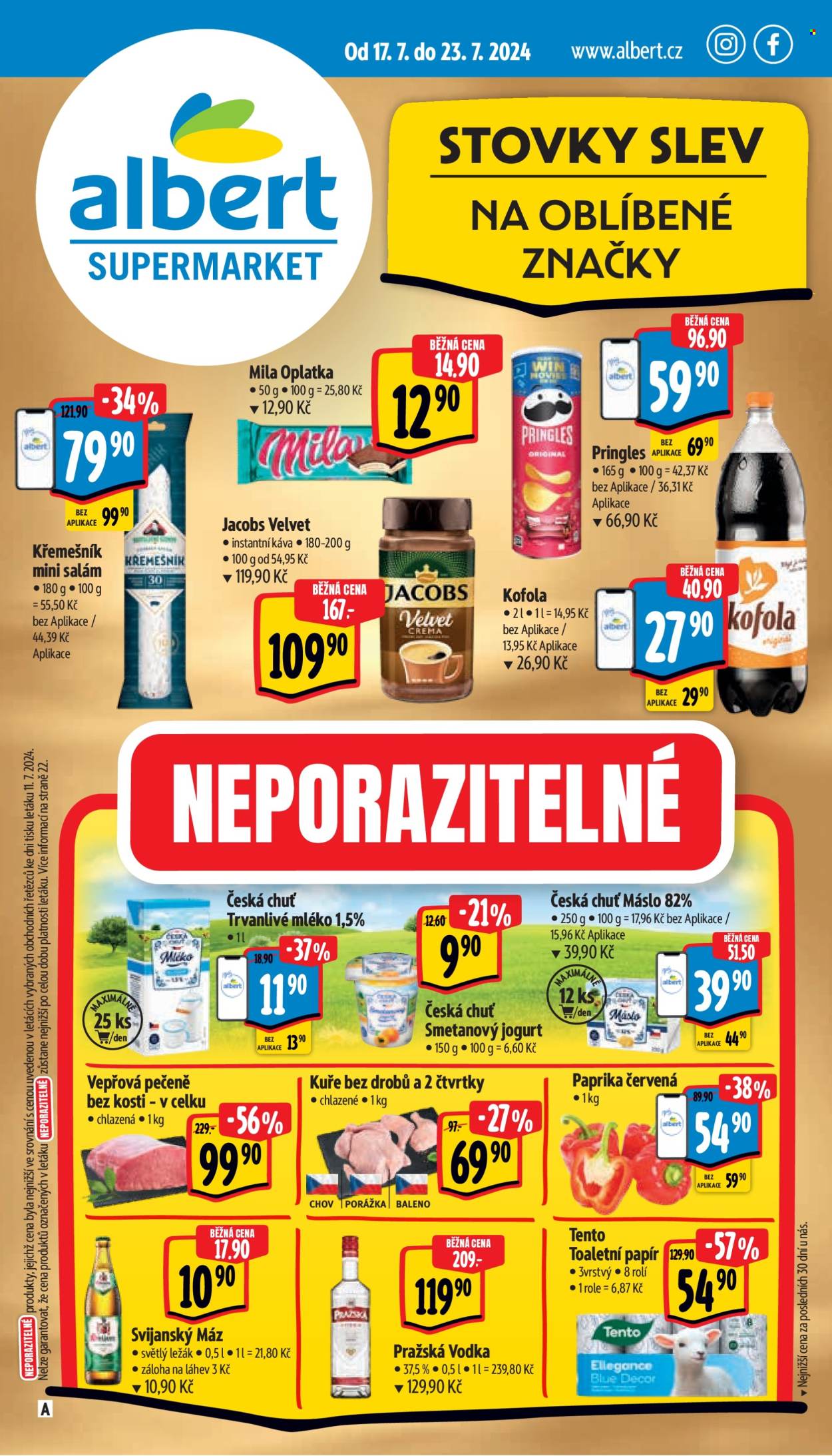 Leták Albert Supermarket - 17.7.2024 - 23.7.2024. Strana 1