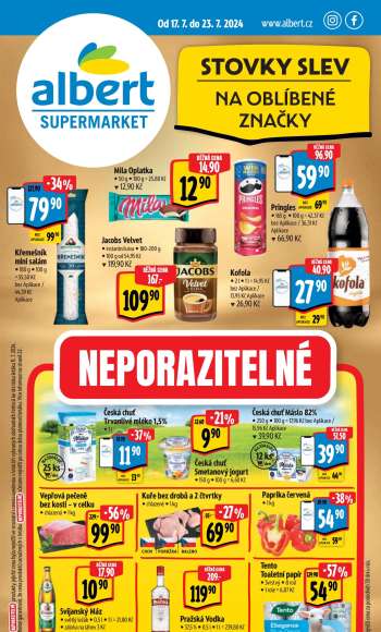 Leták Albert Supermarket - 17.7.2024 - 23.7.2024.