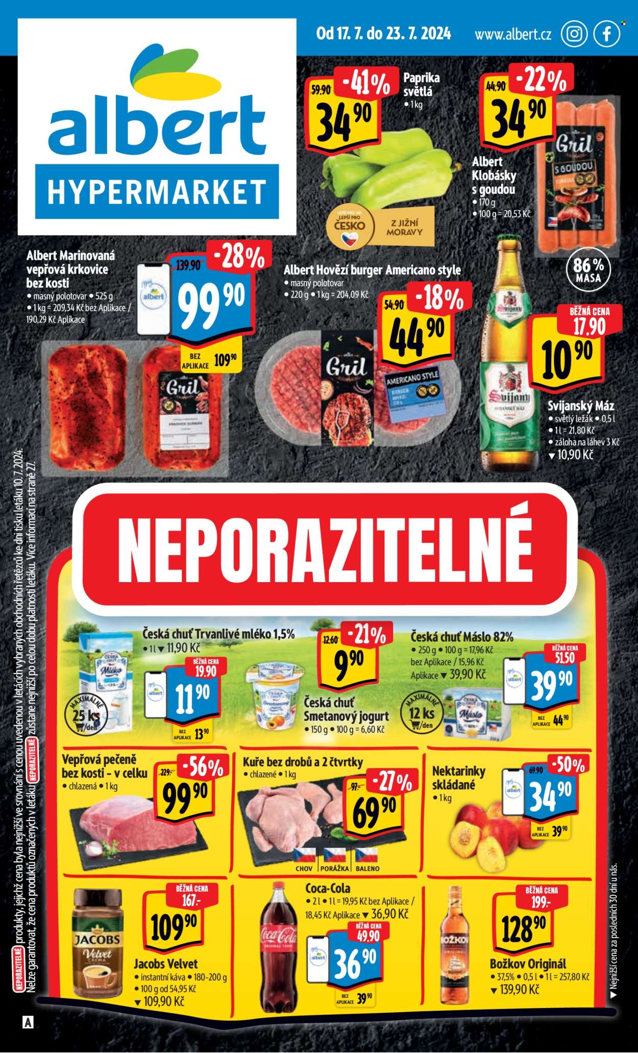 Leták Albert Hypermarket - 17.7.2024 - 23.7.2024. Strana 1