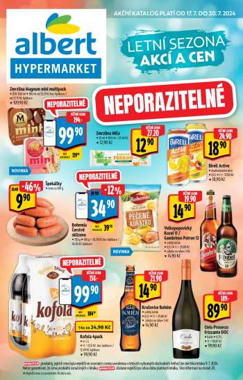 Leták Albert Hypermarket - 17.7.2024 - 30.7.2024.