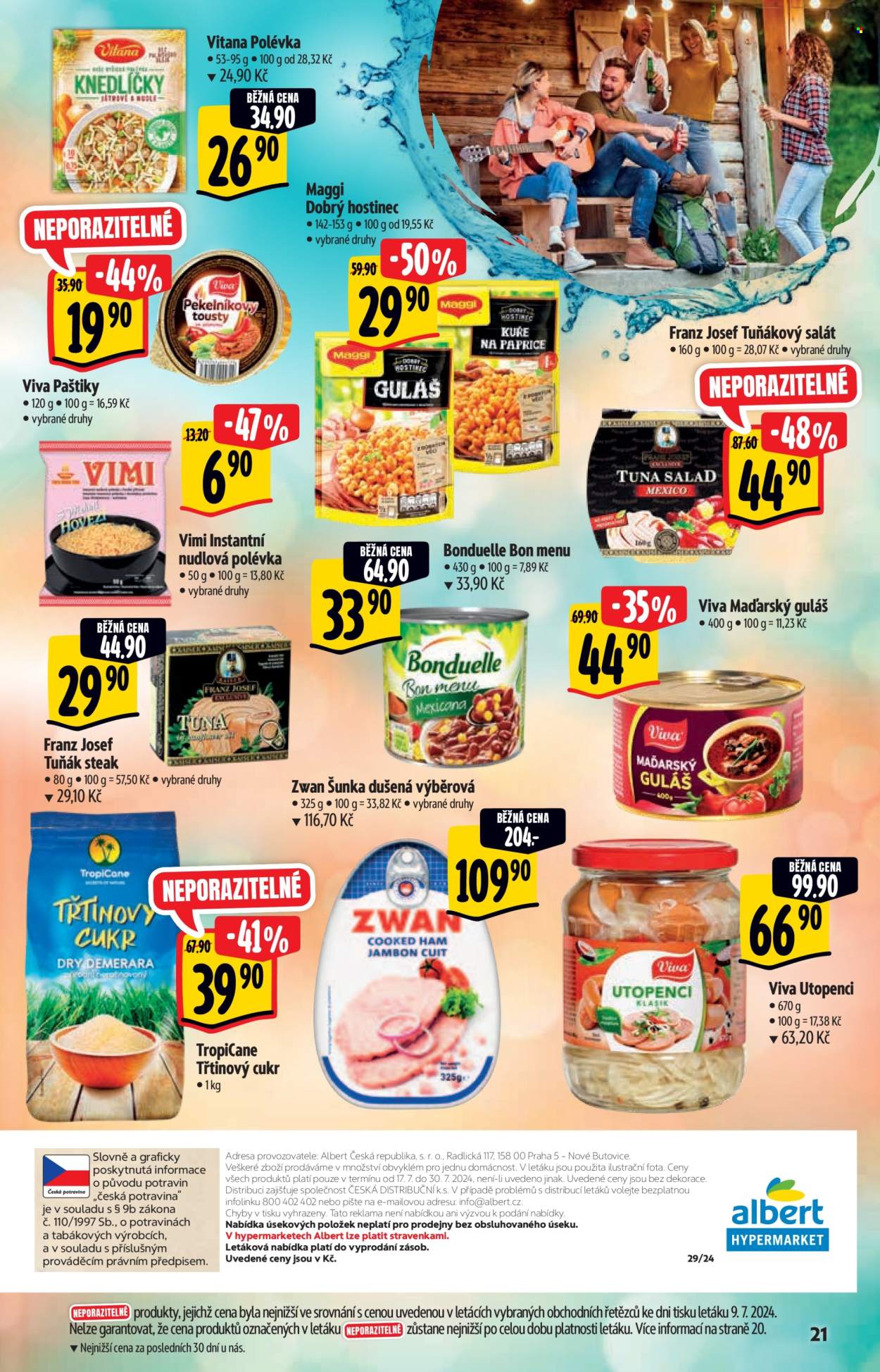 Leták Albert Hypermarket - 17.7.2024 - 30.7.2024. Strana 21
