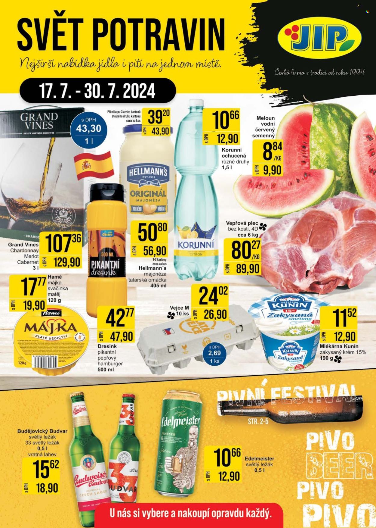 Leták JIP - 17.7.2024 - 30.7.2024. Strana 1