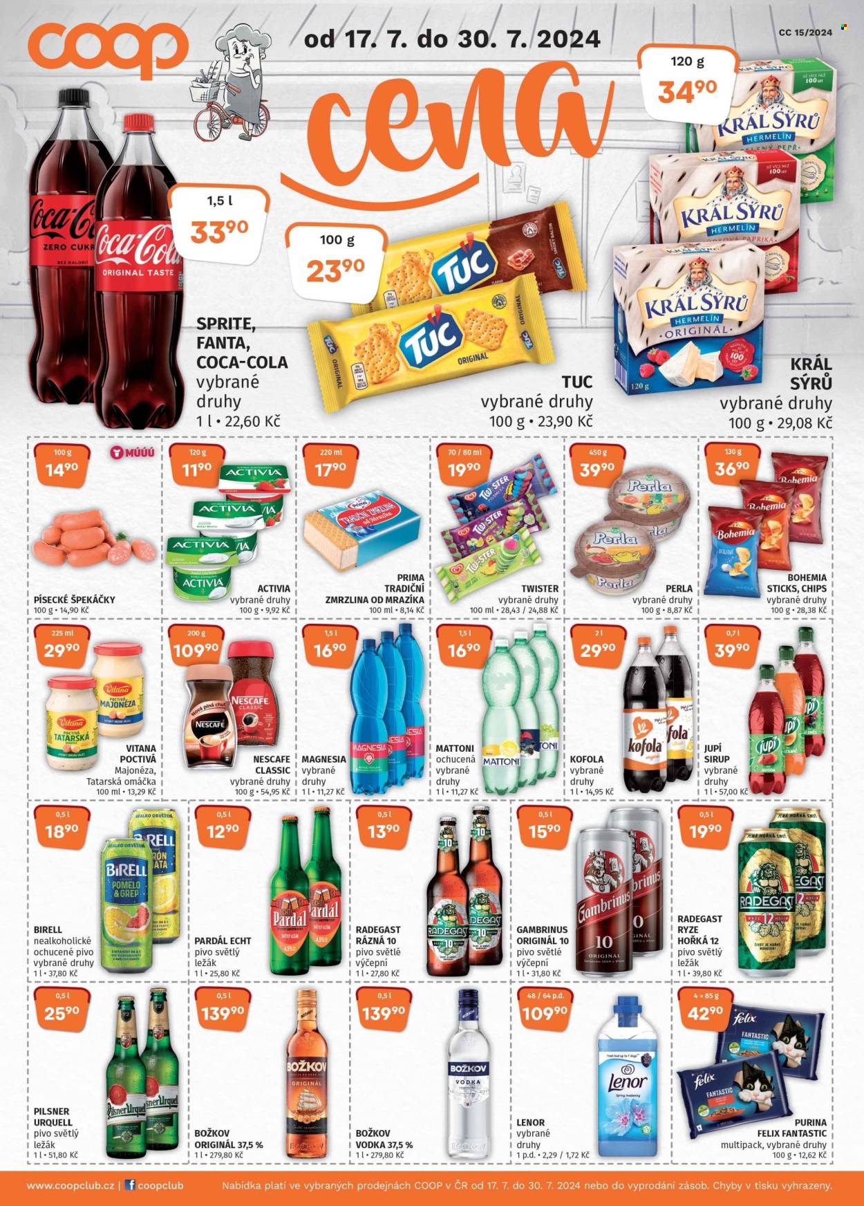 Leták coop TUTY - 17.7.2024 - 30.7.2024. Strana 1