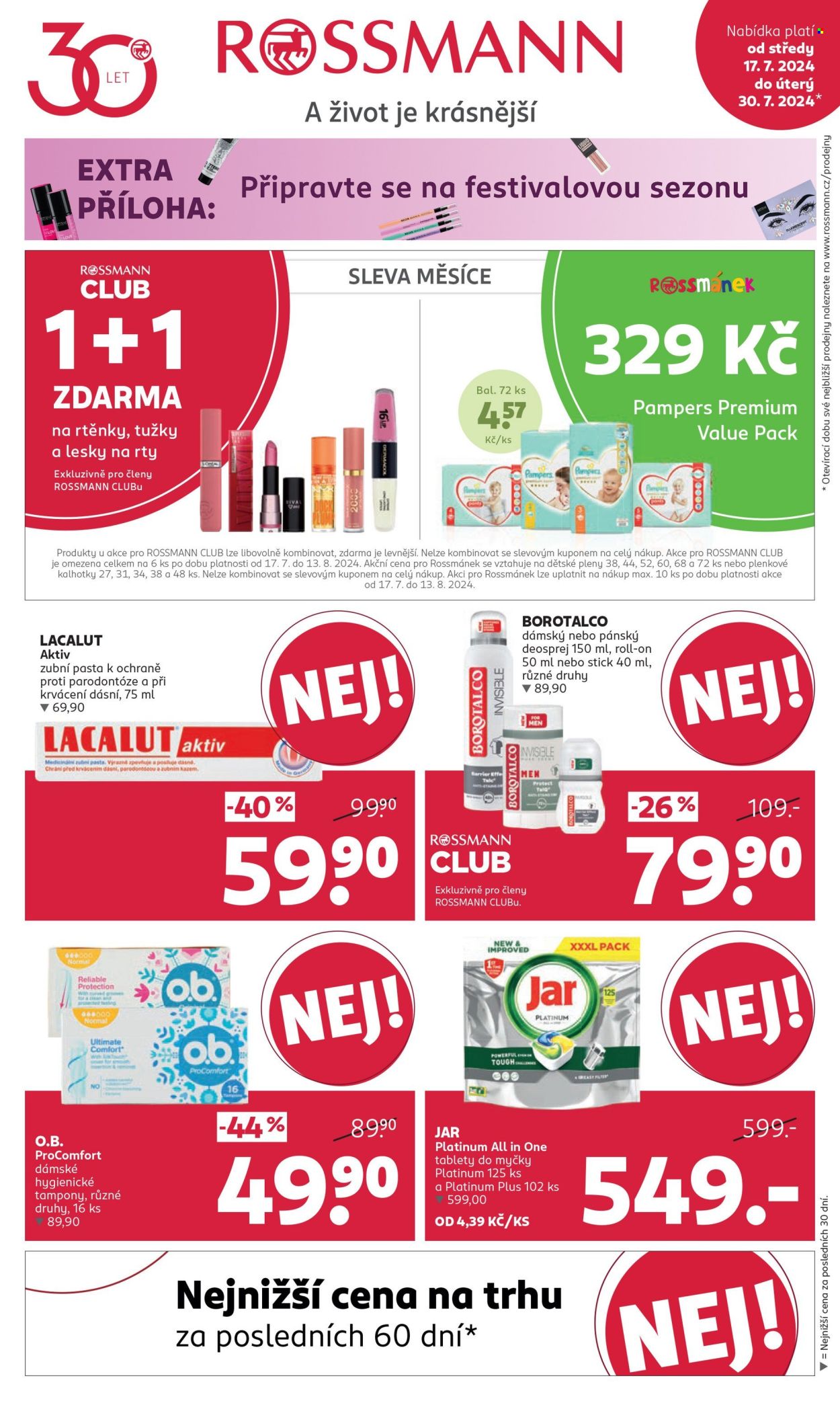 Leták ROSSMANN - 17.7.2024 - 30.7.2024. Strana 1