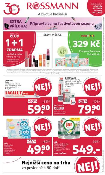 Leták ROSSMANN - 17.7.2024 - 30.7.2024.