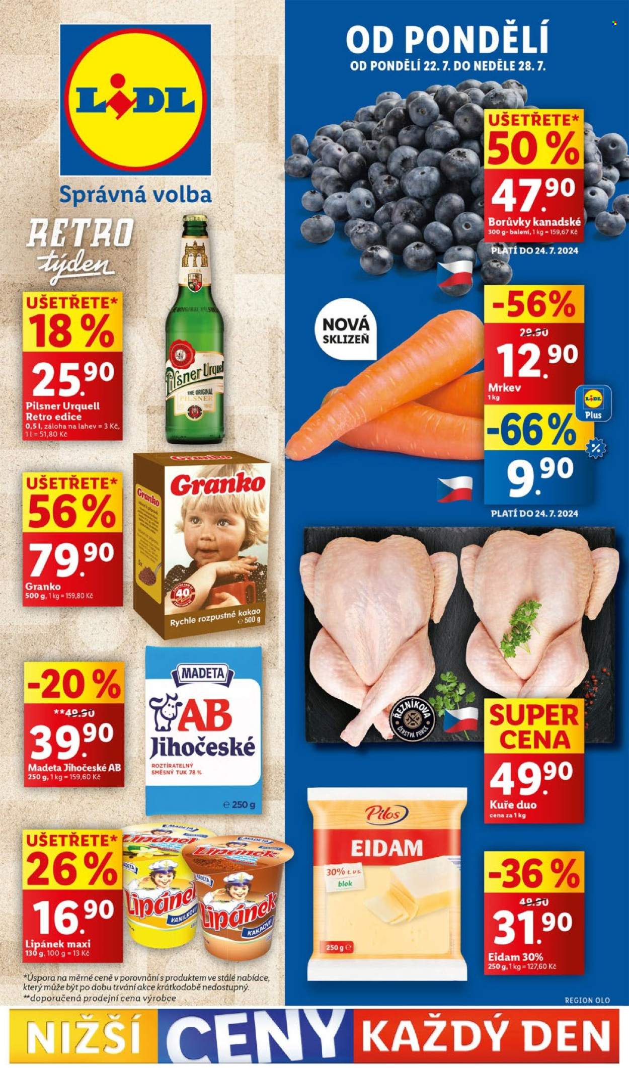 Leták Lidl - 22.7.2024 - 28.7.2024. Strana 1