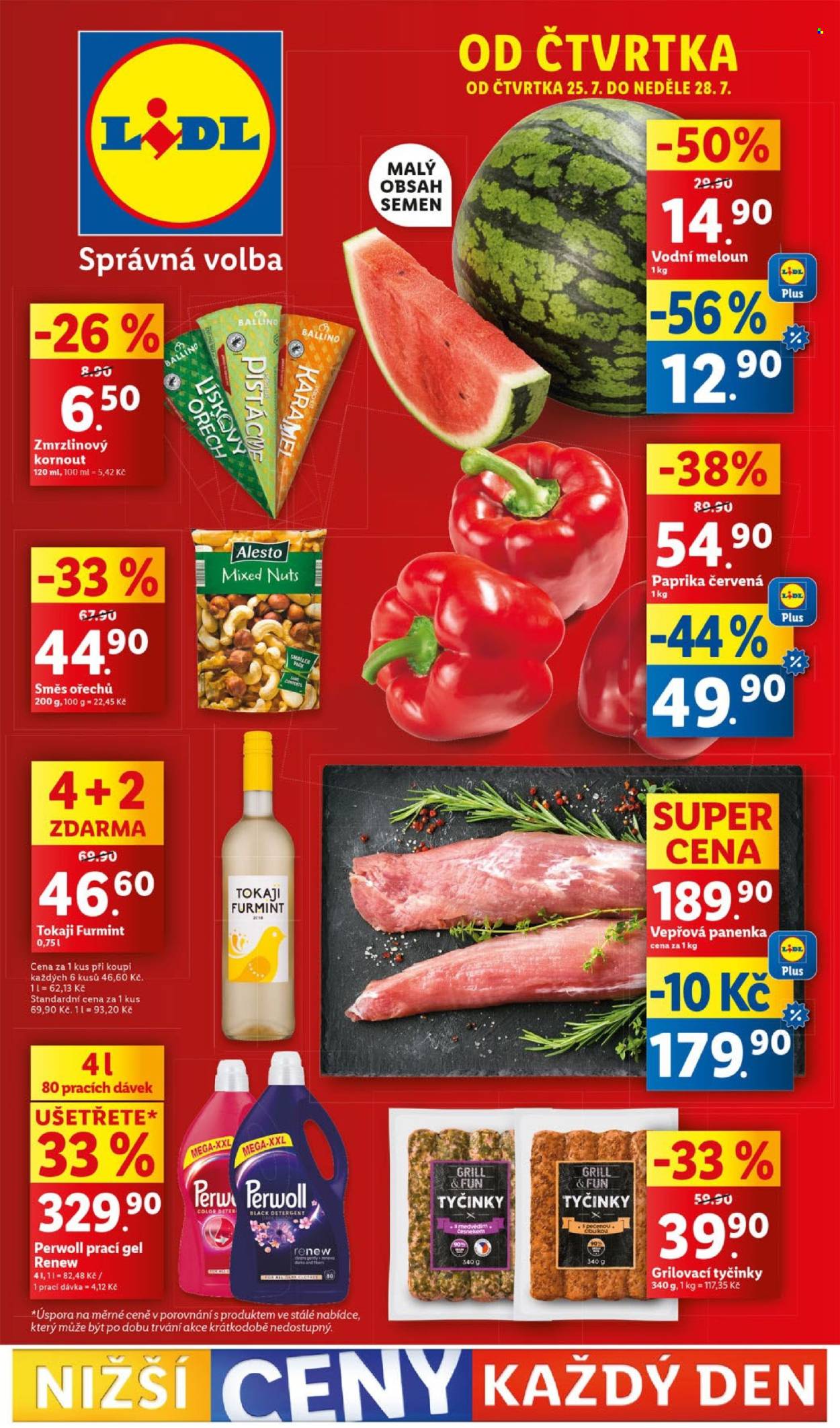 Leták Lidl - 25.7.2024 - 28.7.2024. Strana 1