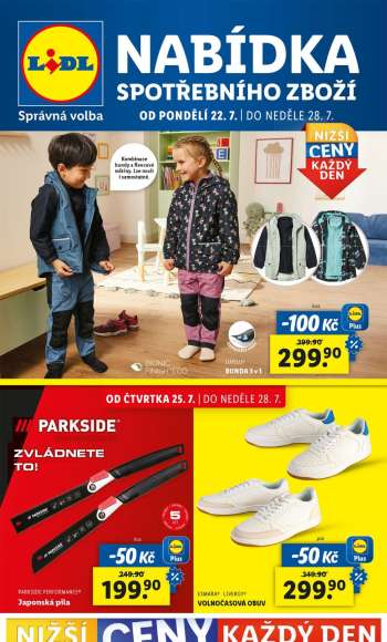 Leták Lidl - 22.7.2024 - 28.7.2024.