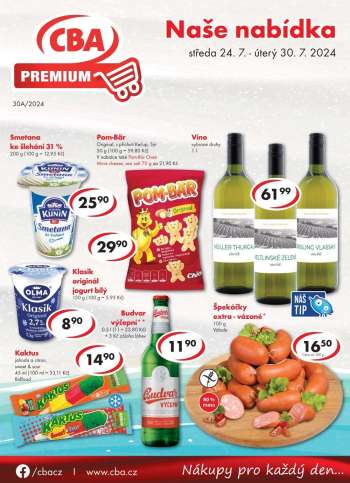 Leták CBA Premium - 24.7.2024 - 30.7.2024.